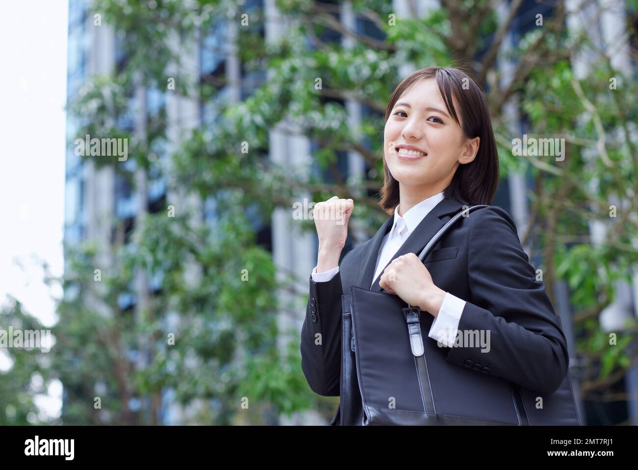 Portrait d'une jeune femme d'affaires japonaise Banque D'Images