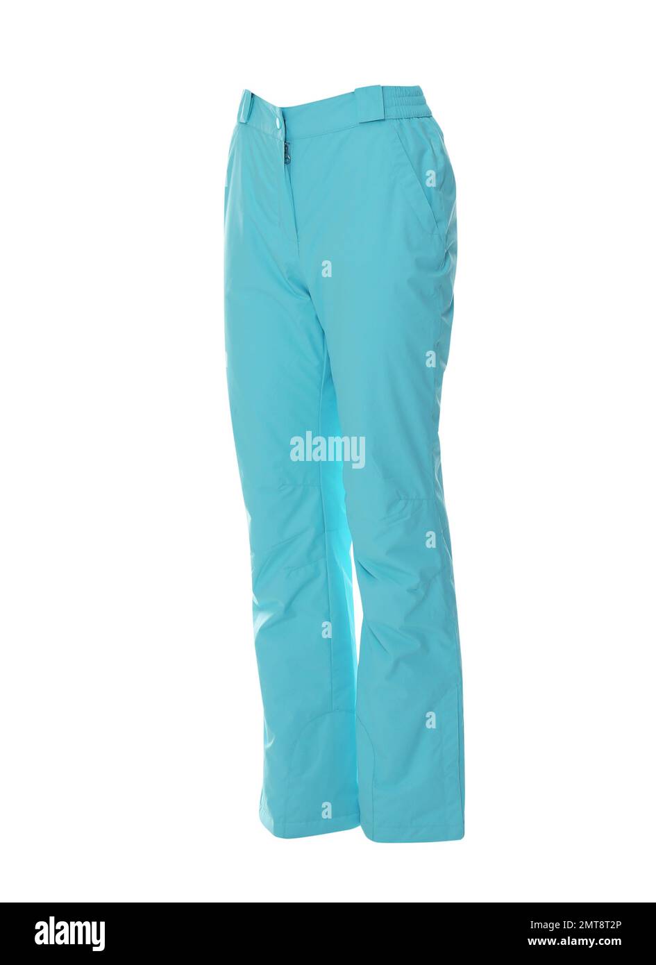 Pantalon de ski isolé sur blanc. Vêtements de sport d'hiver Banque D'Images