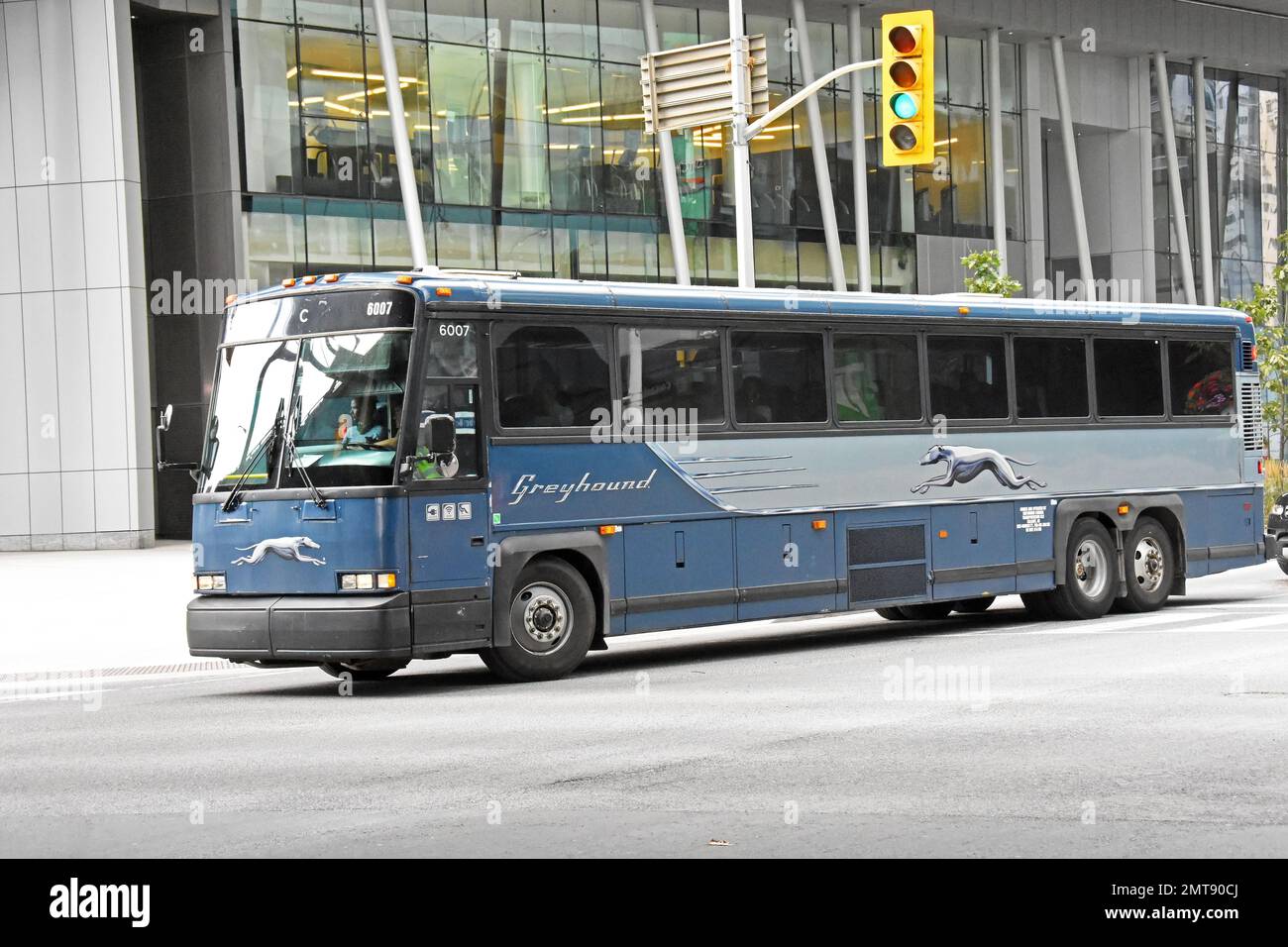 Bus Greyhound Banque D'Images
