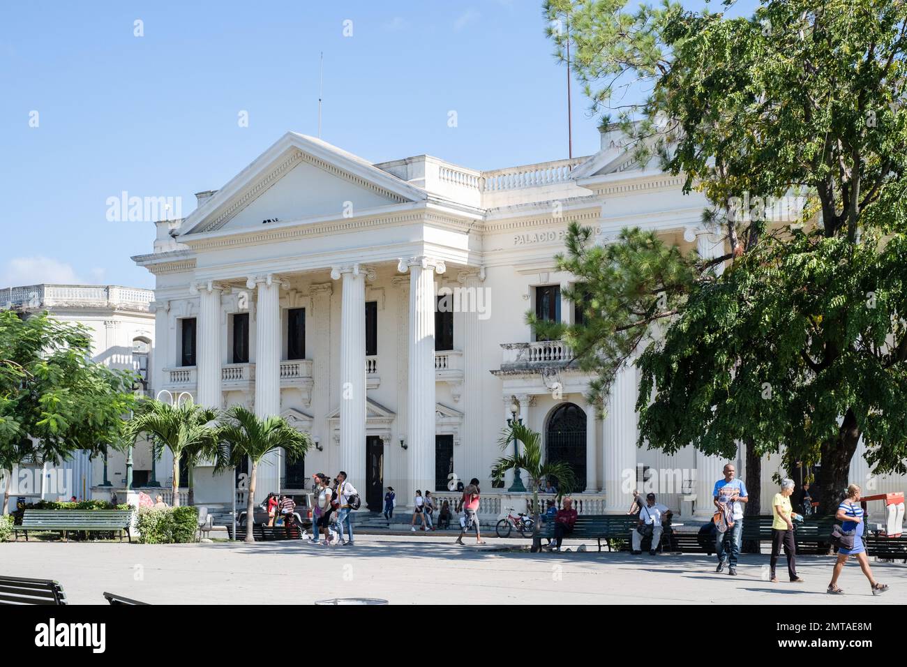 Bibliothèque provinciale de Villa Clara 'José Martí', bibliothèque publique, Santa Clara, Cuba Banque D'Images