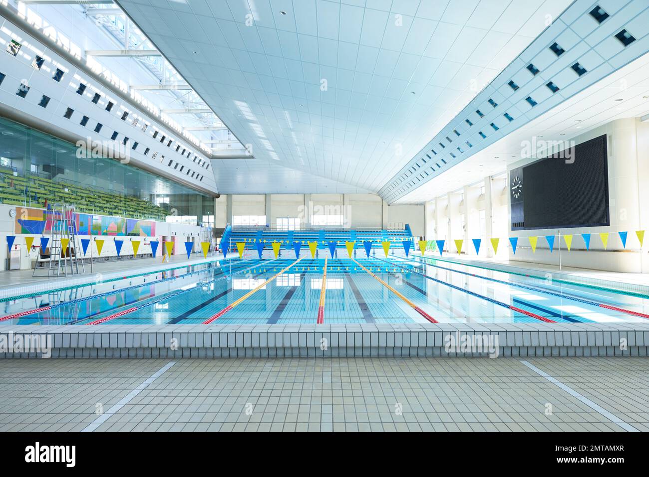 Piscine intérieure Banque D'Images