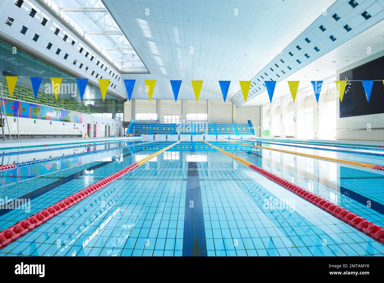 Piscine intérieure Banque D'Images