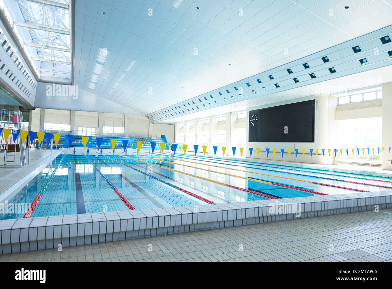 Piscine intérieure Banque D'Images