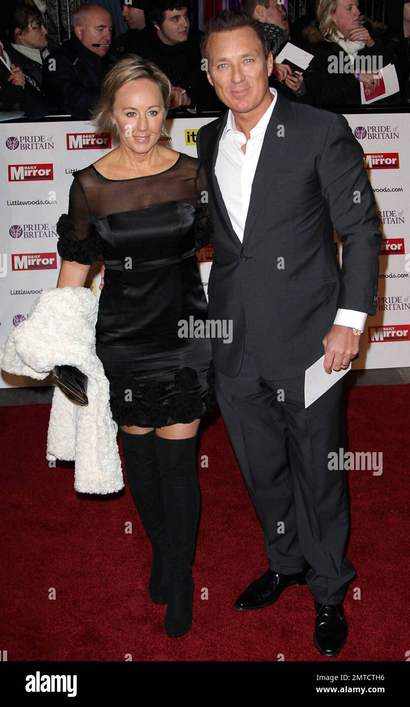 Martin Kemp et Shirlie Holliman aux Pride of Britain Awards à l'hôtel Grosvenor House. Londres, Royaume-Uni. 11/8/10. Banque D'Images