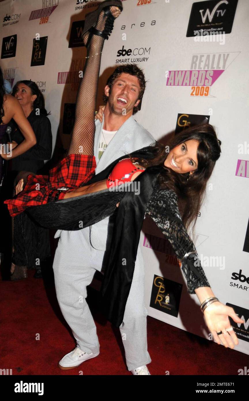 Jimmy Heck et Bria Roberts au Really Awards After Party au Area Night Club. Los Angeles, Californie. 10/13/09. Banque D'Images