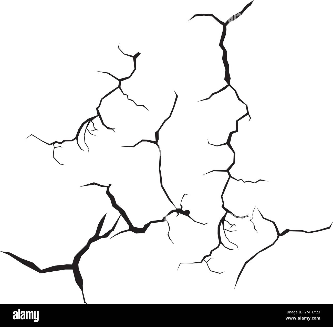 icône craquelée symbole d'illustration dessin vectoriel Illustration de Vecteur