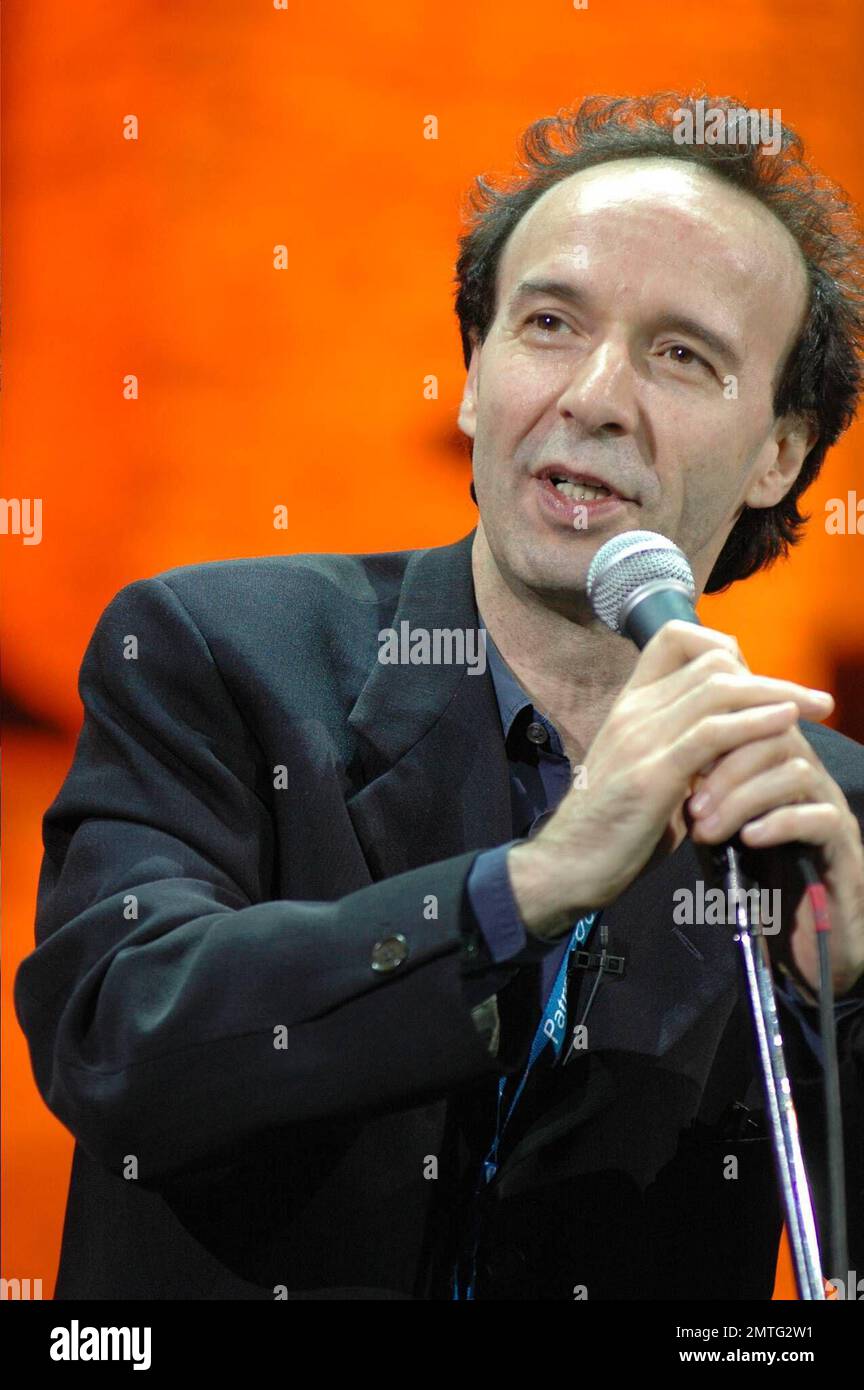 L'acteur Roberto Benigni a offert au public une performance unique du