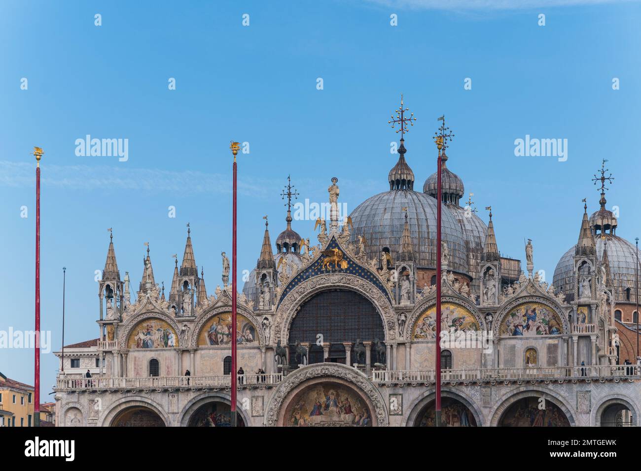 Basilique Saint-Marc à Venise, Italie Banque D'Images