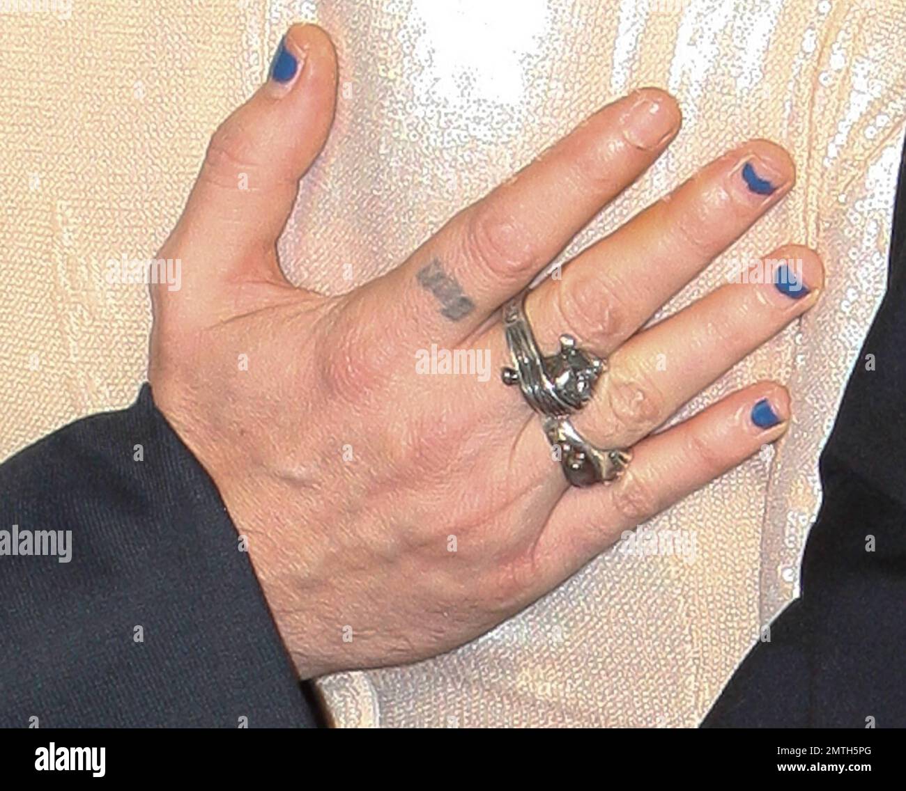 Johnny Depp participe à la première européenne de 'The Rum Diary' qui s'est tenue à l'Odeon, Kensington. Londres, Royaume-Uni. 3rd novembre 2011. Banque D'Images