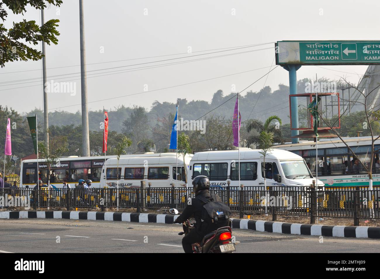 Guwahati portant un nouveau look pour accueillir les délégués pour la réunion de G20 Banque D'Images