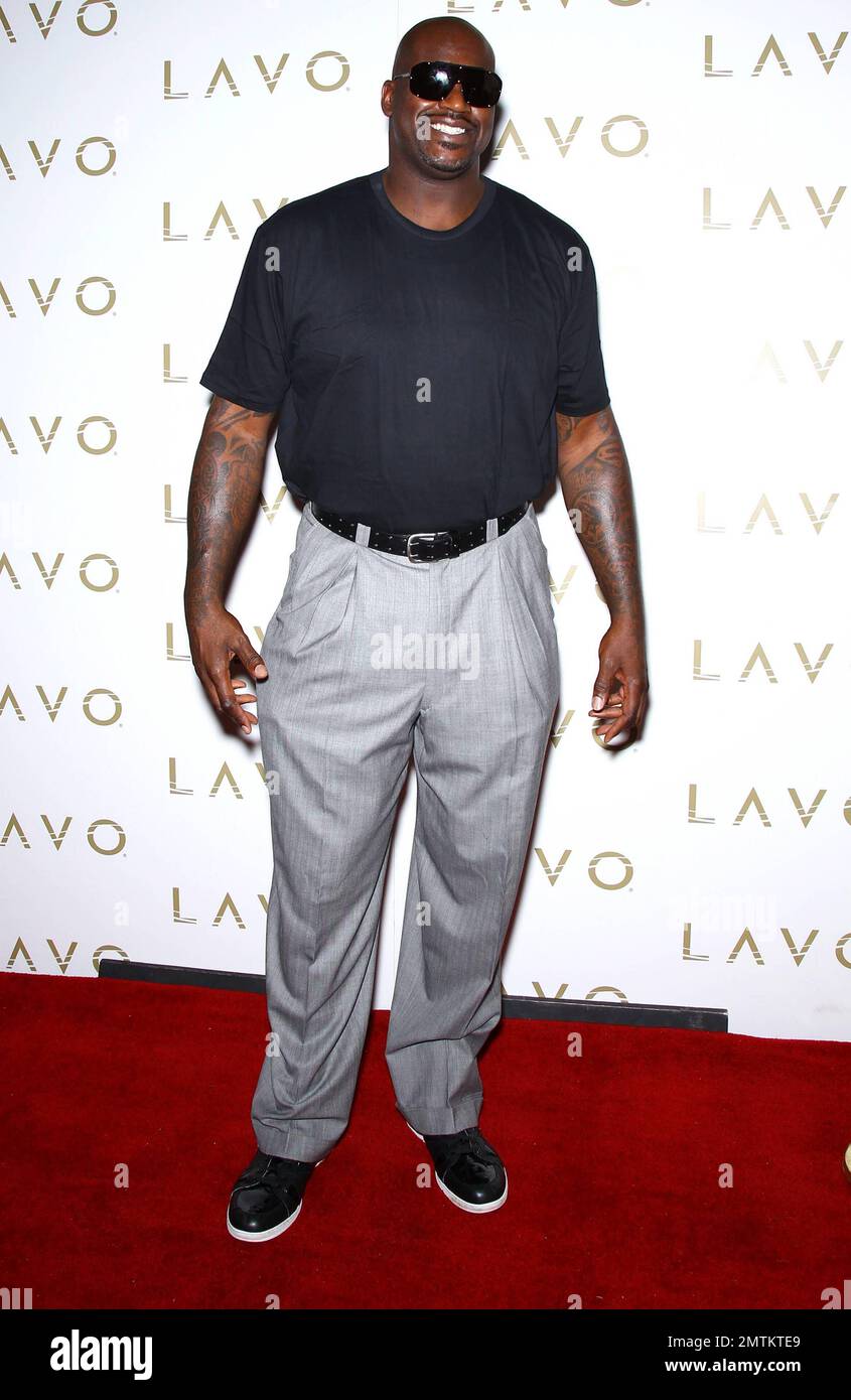 Shaquille O'Neal célèbre son anniversaire de naissance de 40th au Lavo Nightclub du Venetian Hotel & Casino. Las Vegas, Nevada 17th mars 2012. Banque D'Images