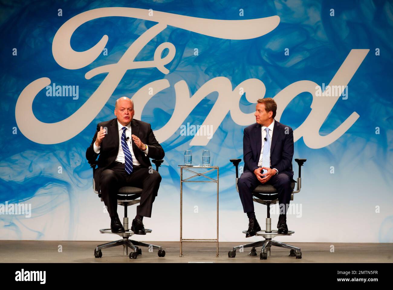 Bill Ford Jr., right, executive chairman of Ford Motor Company