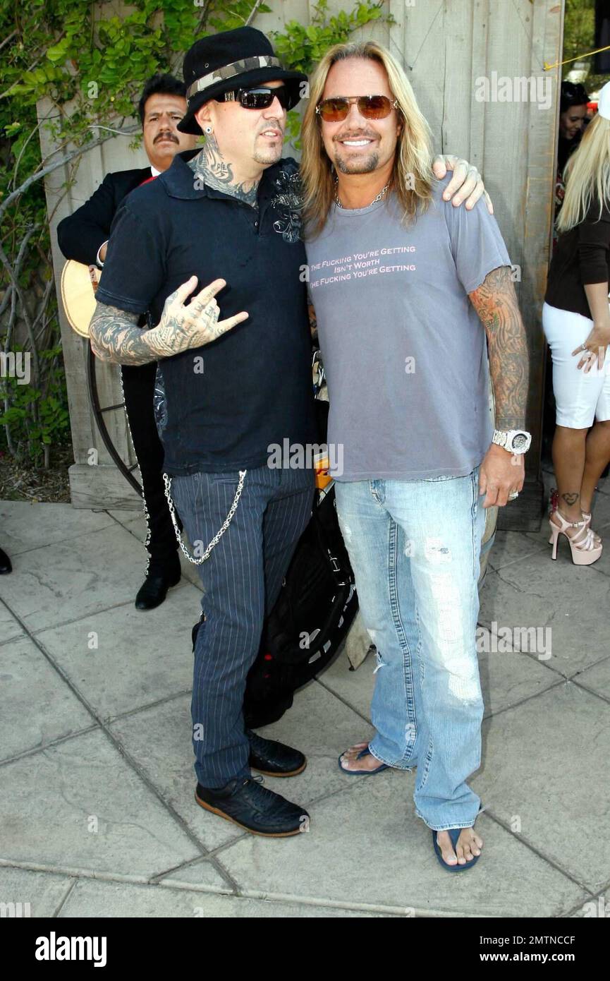 Vince Neil fait une partie de golf au tournoi de golf Skylar Neil Memorial à Simi Valley, en Californie. 5/2/08. Banque D'Images