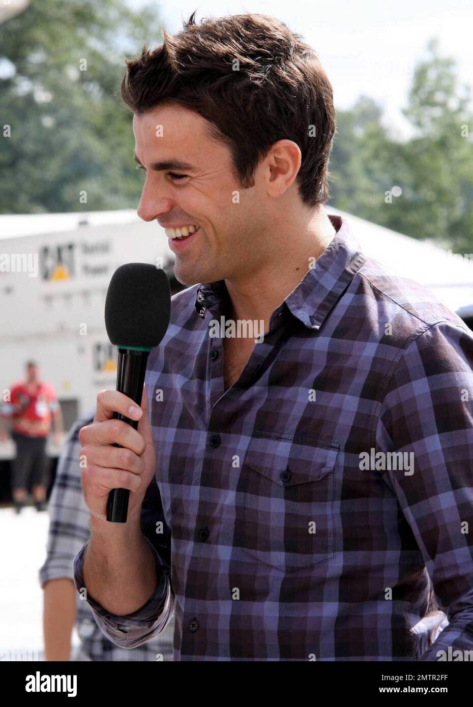 - L'animateur de télévision britannique Steve Jones assiste à V Fest à Londres, au Royaume-Uni. 8/22/09. . Banque D'Images