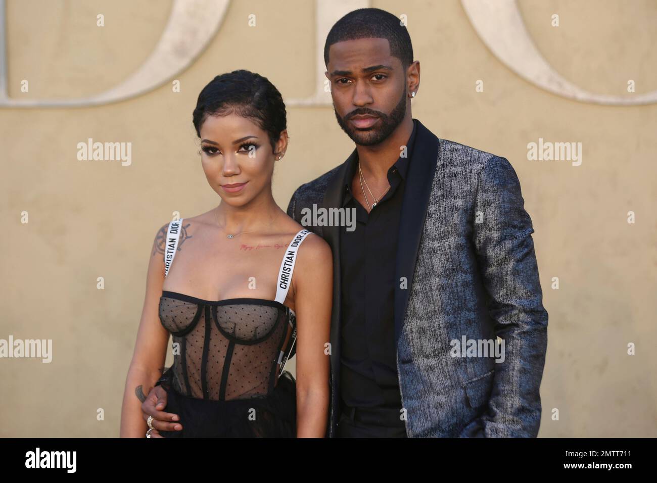 Jhene Aiko, left, and Big Sean arrive at the Dior Cruise Show at the Upper  Las Virgenes Canyon Open Space Preserve on Thursday, May 11, 2017, in  Calabassas, Calif. (Photo by Willy
