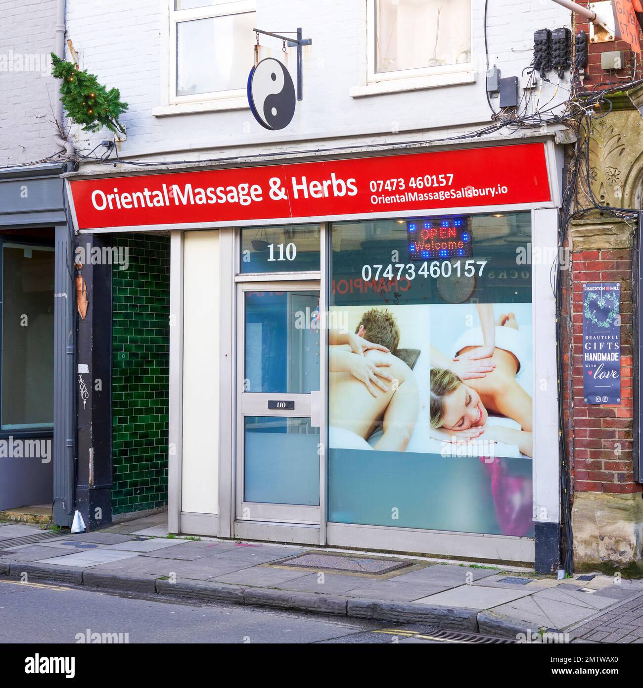 Salon de massage oriental Banque D'Images