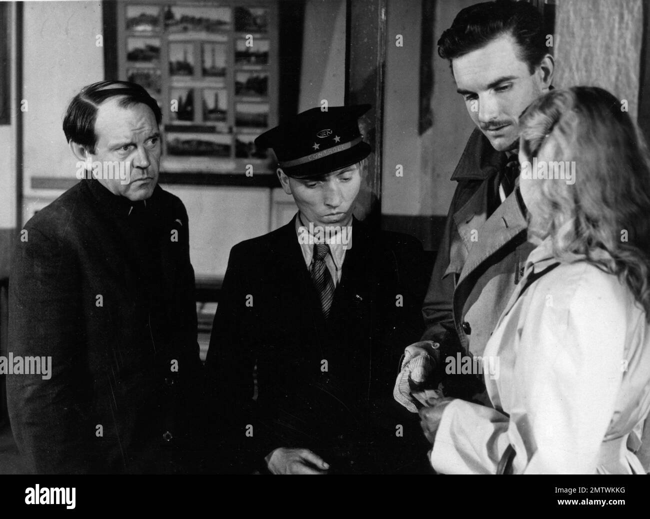 Danger de mort année: 1947 - France Fernand Ledoux Colette Richard Jean-marc Lambert Directeur: Gilles Grangier Banque D'Images