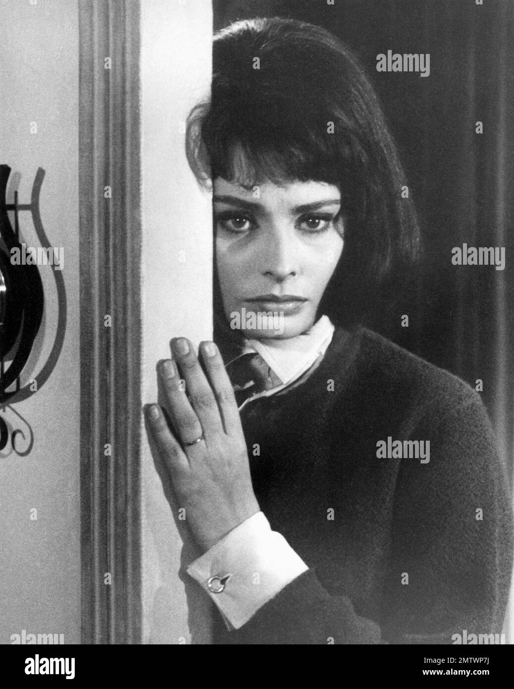 Le Couteau dans la plaie année : 1962 France / Italie Directeur : Anatole Litvak Sophia Loren Banque D'Images