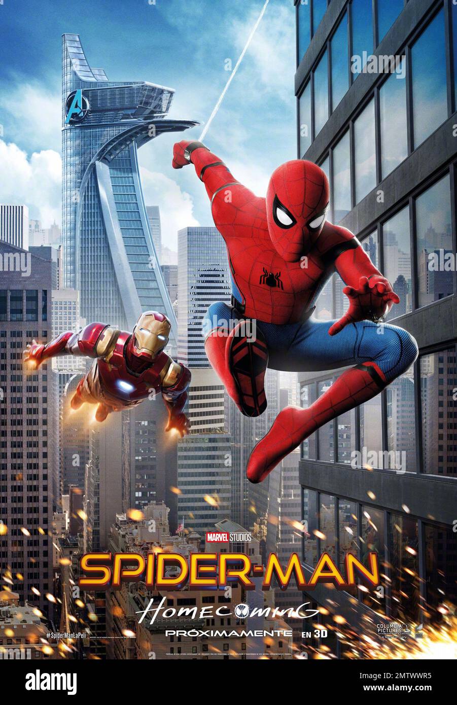 Spider-Man: Homecoming année : 2017 USA Directeur : Jon Watts affiche espagnole Banque D'Images