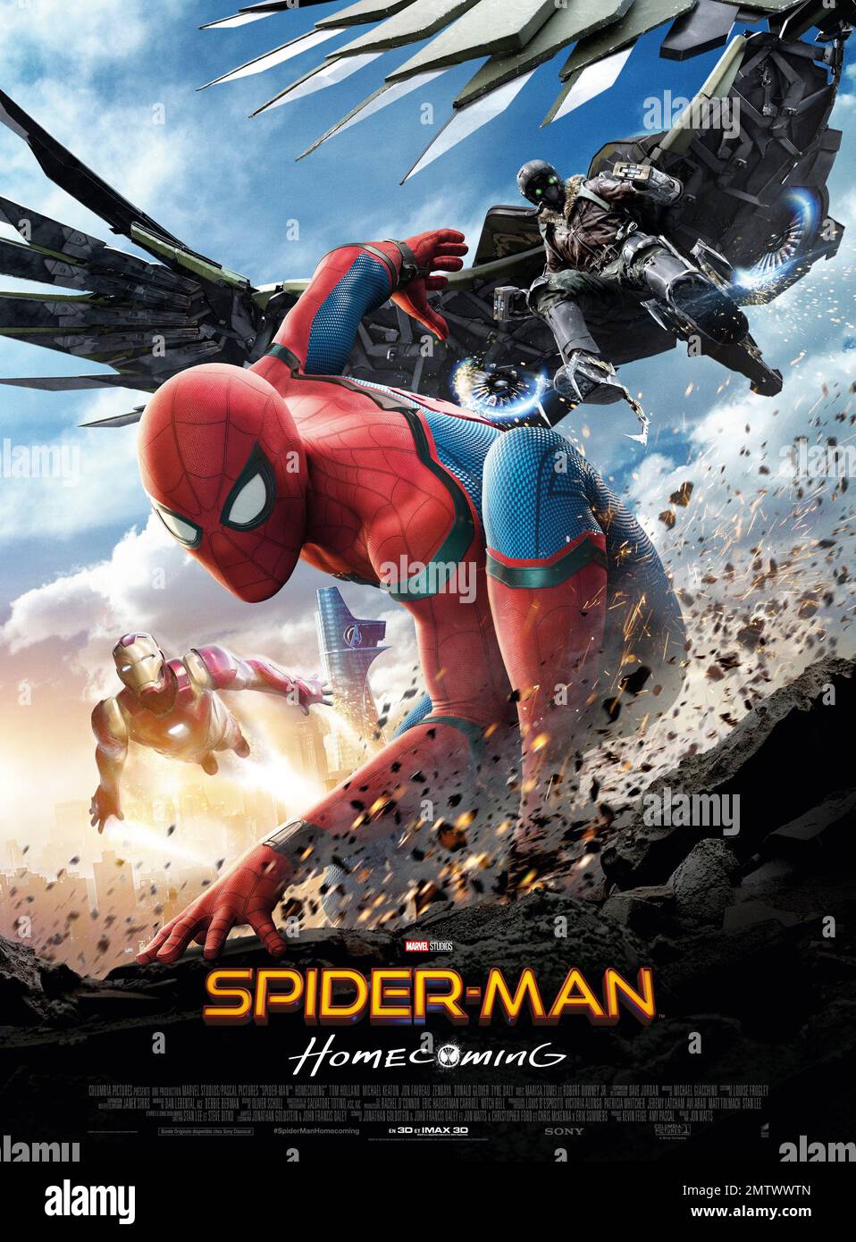 Spider-Man: Homecoming année : 2017 USA Directeur : Jon Watts affiche française Banque D'Images