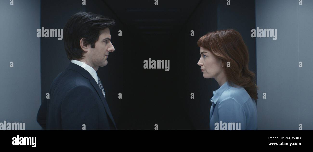 Indemnités de départ série 2022 - États-Unis saison 1, épisode 4 : le vous êtes réalisateur : Ben Stiller Adam Scott, Britt Lower Banque D'Images