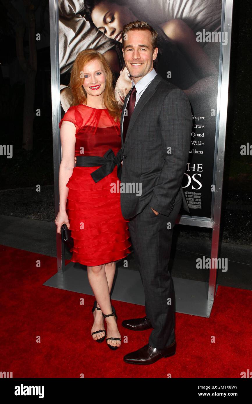 James Van Der Beek et sa femme Kimberly Van Der Beek assistent à la première de CBS films 'The Word' qui s'est tenue aux cinémas ArcLight de Los Angeles, en Californie. 4th septembre 2012. Banque D'Images