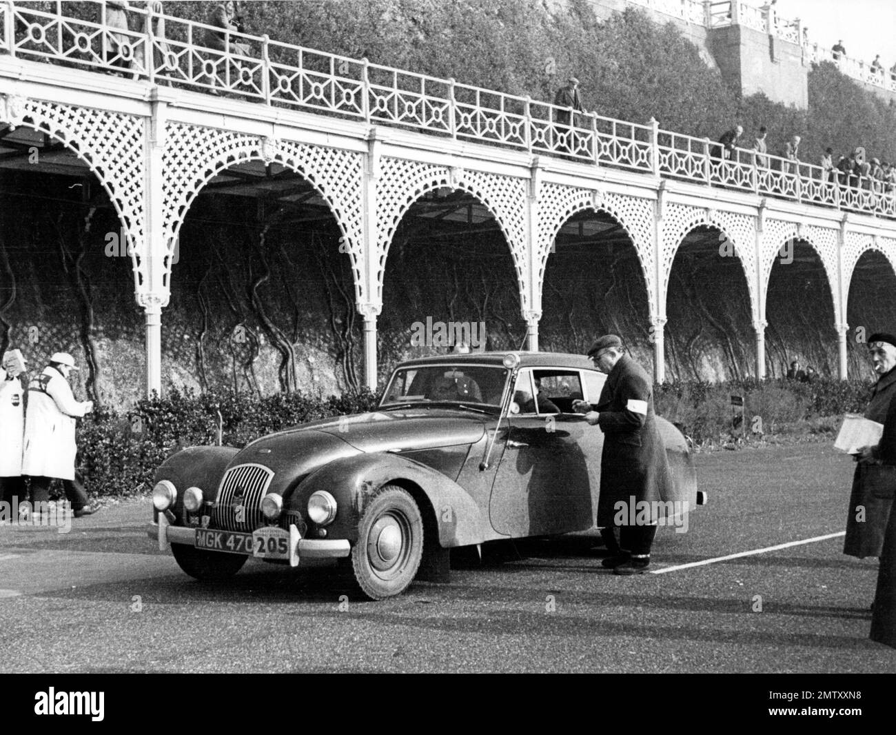 Saloon Allard P1 1952. Rallye express quotidien 14/11/1952 .CD1643 Banque D'Images