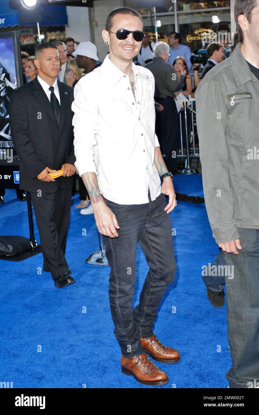 Linkin Park assister à la L.A. Film Festival Red Carpet première de 'Transformers.' Los Angeles, Californie, 6/27/07. Tous Banque D'Images