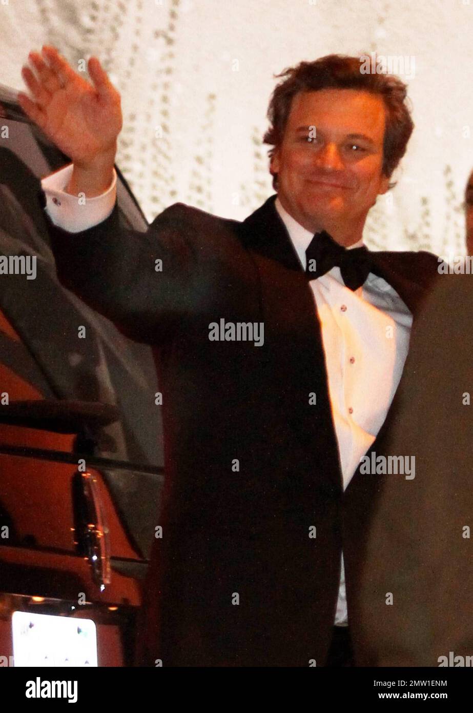 Le lauréat du prix Academy Award pour le meilleur acteur Colin Firth arrive  à la soirée Vanity Fair Oscars qui s'est tenue à l'hôtel Sunset Tower après  les Oscars 83rd annuels. Los