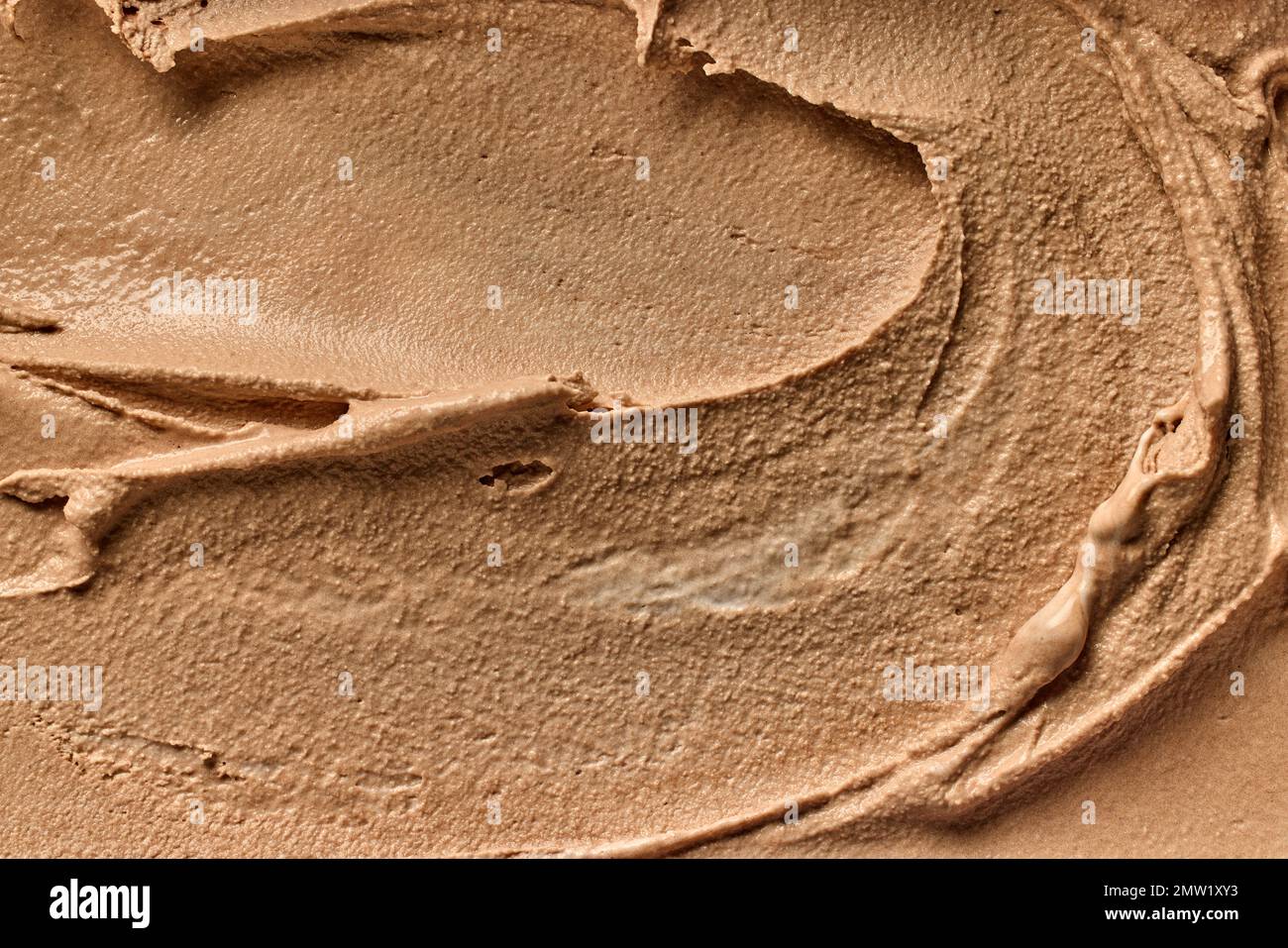 texture de glace au chocolat maison Banque D'Images