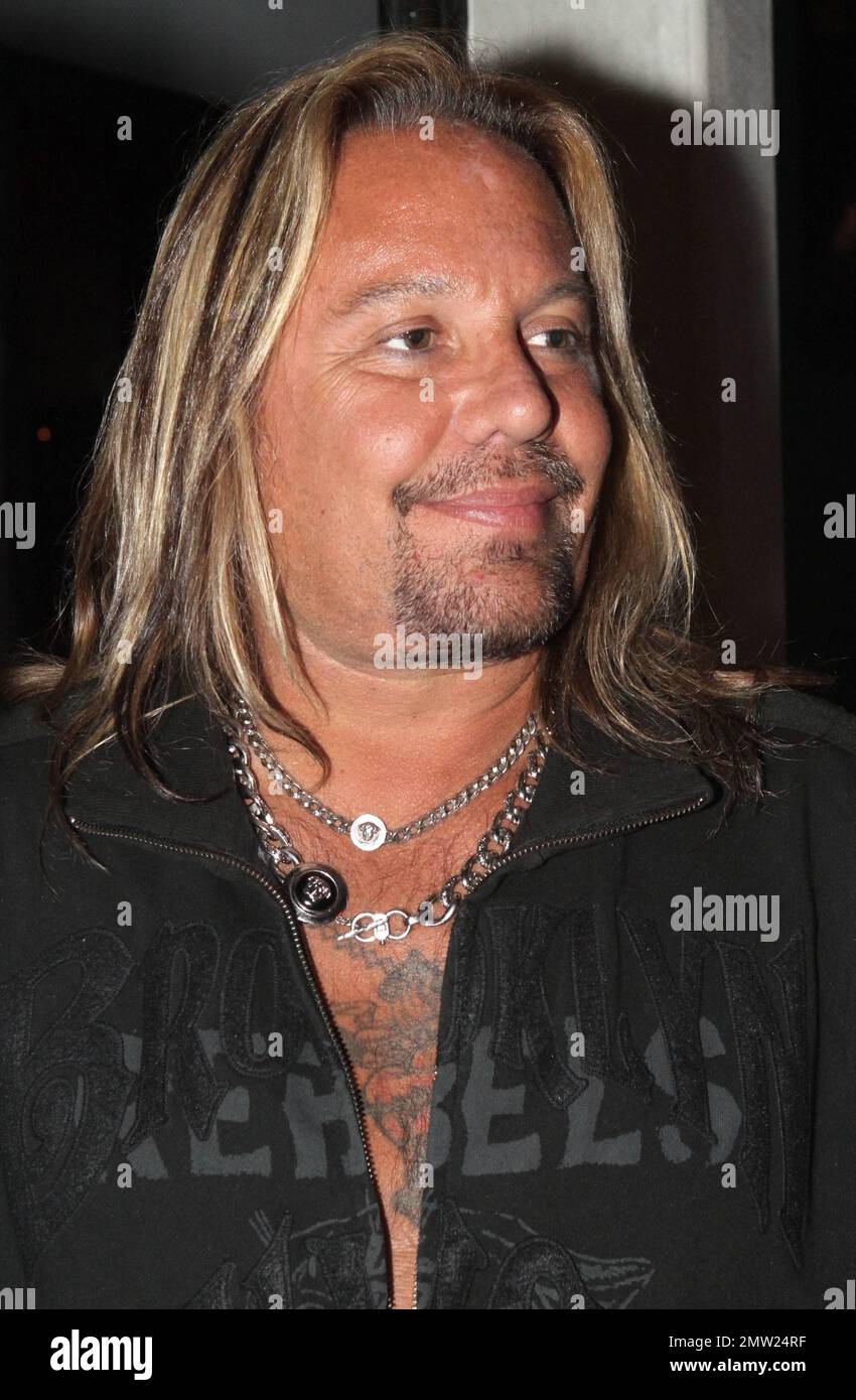 EXCLUSIF !! - Vince Neil à l'ouverture officielle de son Vegas Strip club 'filles, filles, filles.' Las Vegas, Nevada 14th avril 2012. Banque D'Images