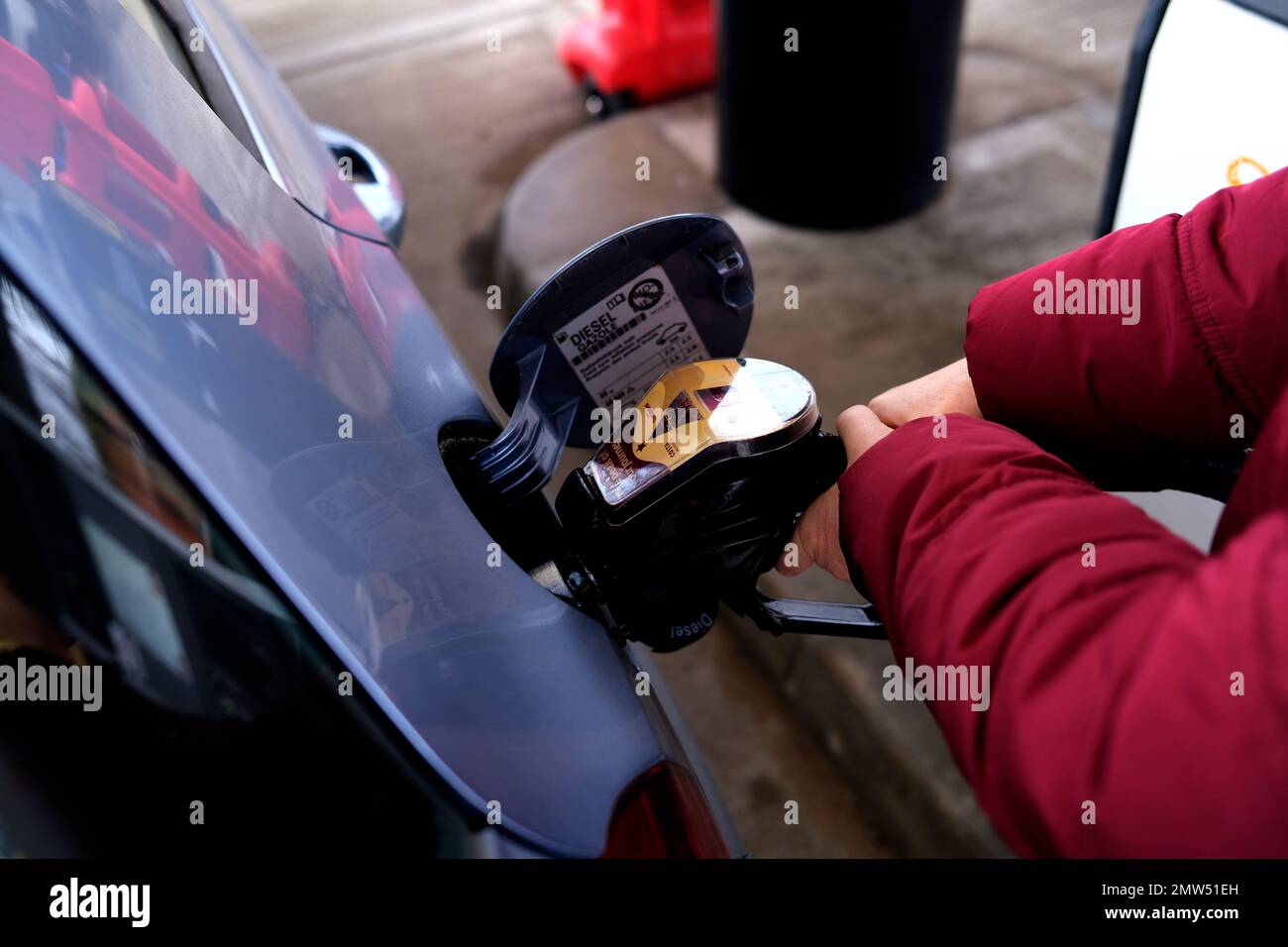 sainsburys station-service,herne bay,est kent,royaume-uni février 2023 Banque D'Images