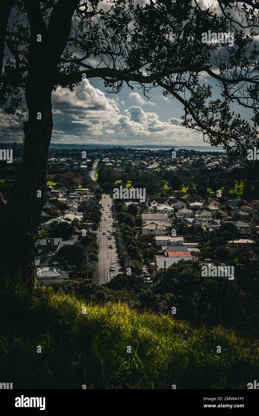 regardez depuis la colline Banque D'Images