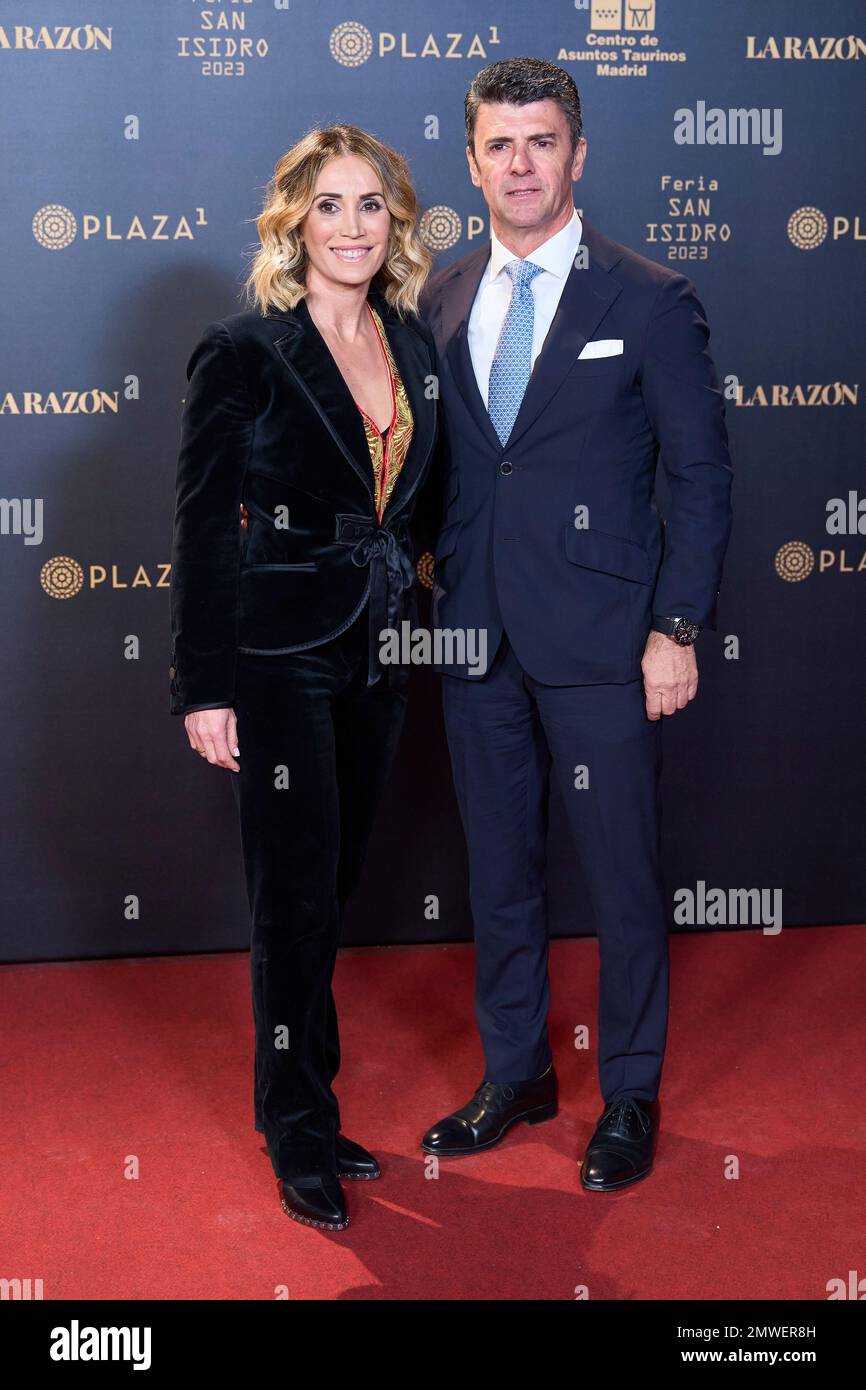 1 février 2023, Madrid, Madrid, Espagne: Cristina Sanchez, Alexandre da Silva participe à la˜foire de San Isidro 2023â€™ Photocall at Las Ventas Bullring on 1 février 2023 à Madrid, Espagne (Credit image: © Jack Abuin/ZUMA Press Wire) USAGE ÉDITORIAL SEULEMENT! Non destiné À un usage commercial ! Banque D'Images