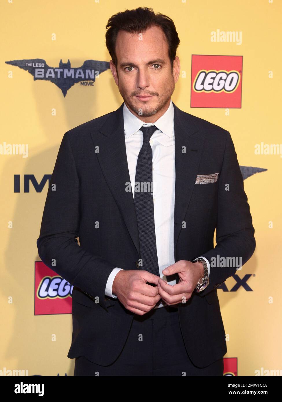 Will Arnett attends a special screening of "The Lego Batman Movie" at AMC Loews Lincoln Square on Thursday, Feb. 9, 2017, in New York. (Photo by Andy Kropa/Invision/AP) Banque D'Images
