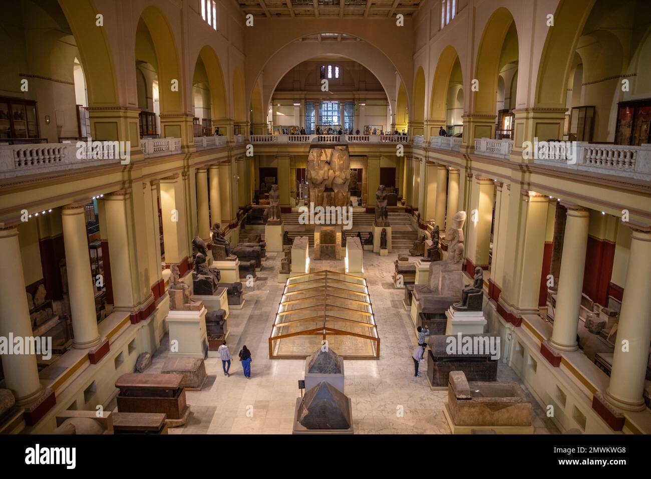 Musée égyptien, Le Caire, Egypte Banque D'Images