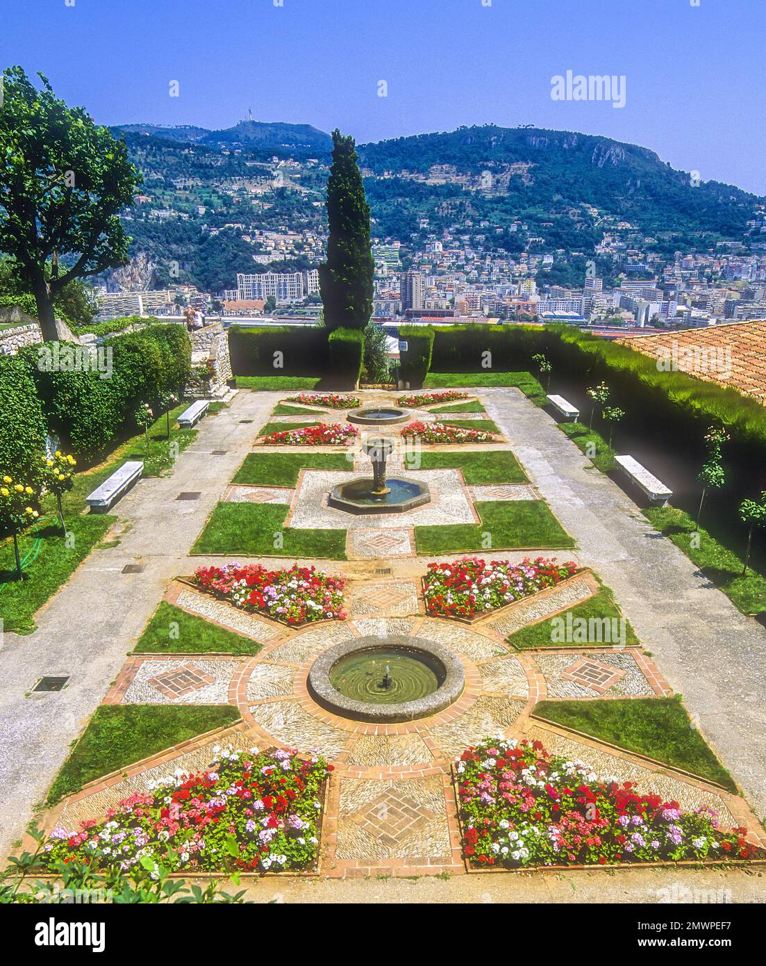 ALPES-MARITIMES (06) NICE. THERMES ROMAINS DANS LE QUARTIER DE CIMIEZ Banque D'Images