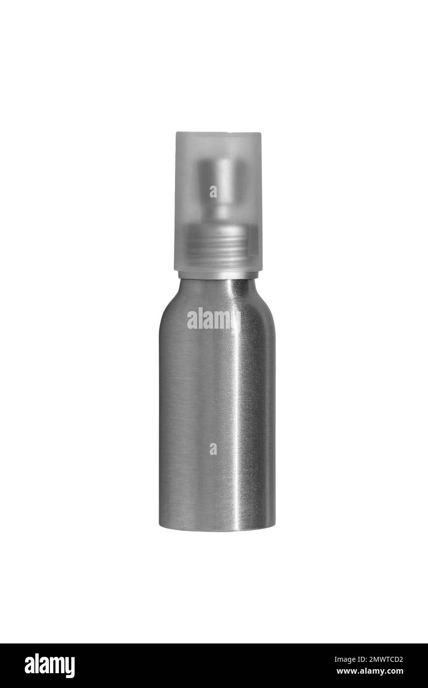 Image d'une bouteille pour cosmétiques sur fond blanc Banque D'Images