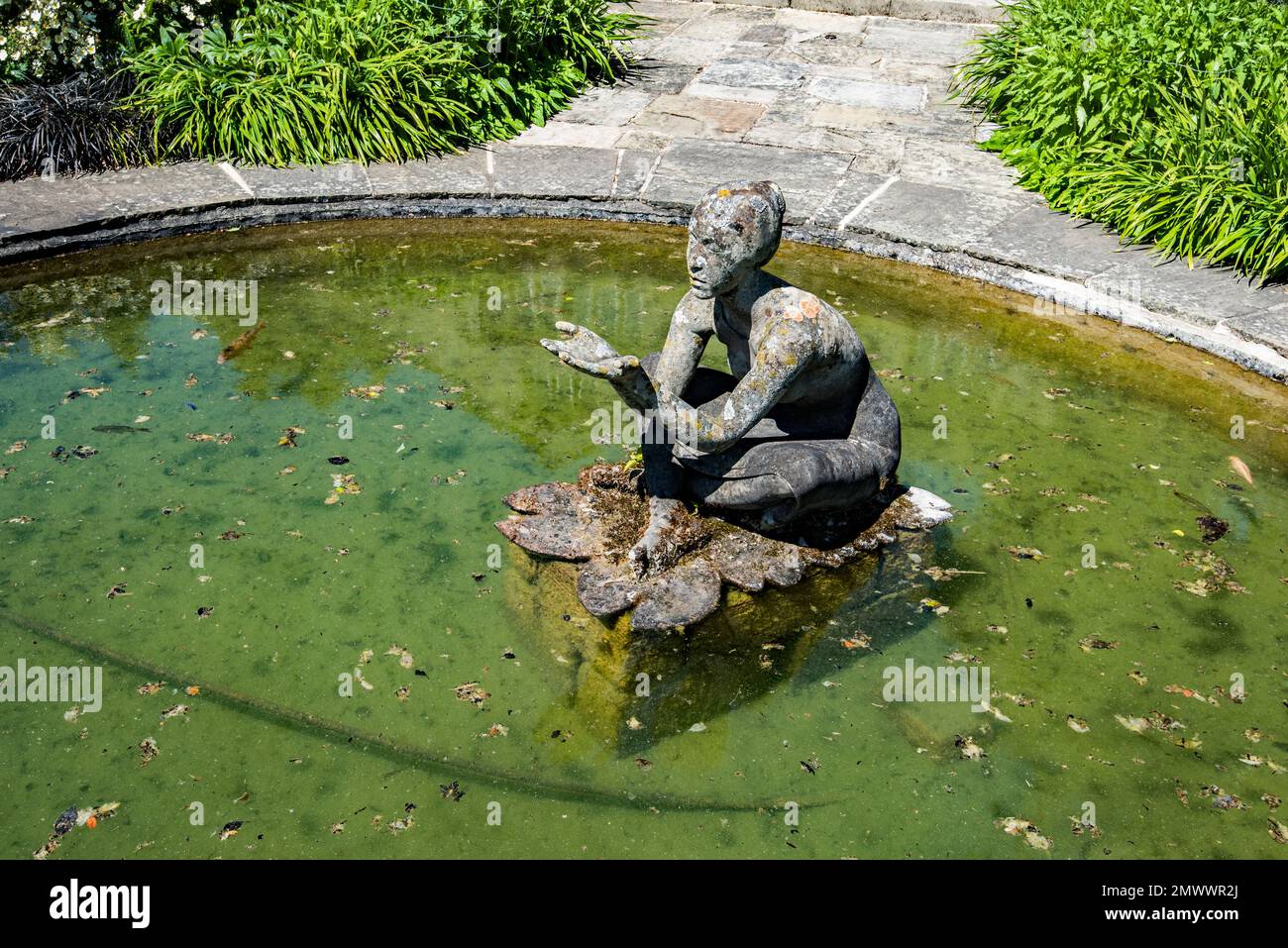 Parcevall Hall -- également connu sous le nom de Parceval Hall -- et ses jardins sont situés à Skyreholme près du village d'Appletreewick, Wharfedale, North Yorkshire Banque D'Images