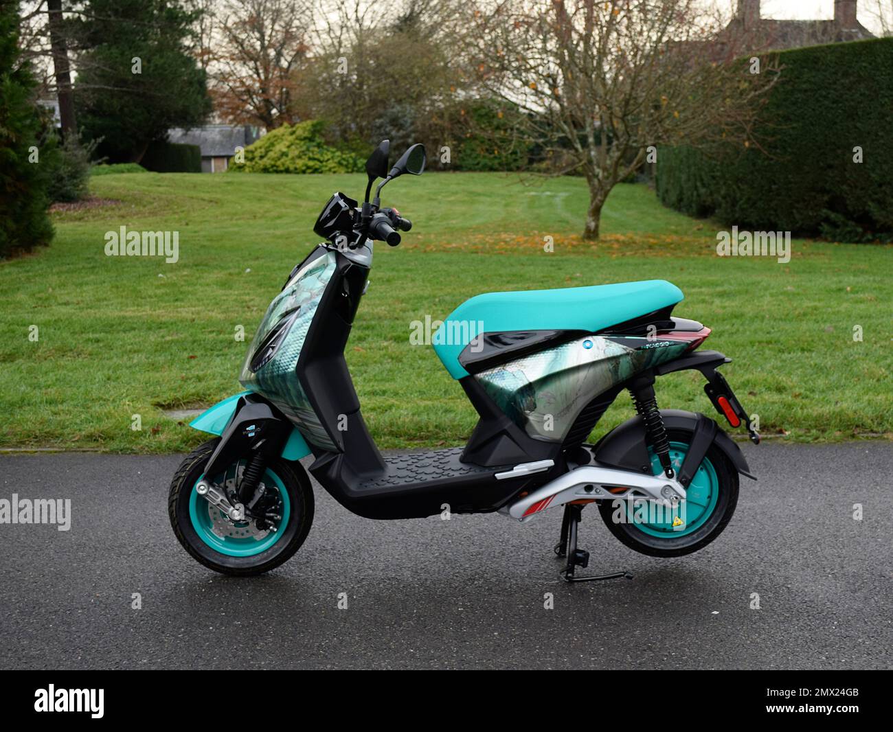 2022 Piaggio 1 scooter électrique FCW Banque D'Images