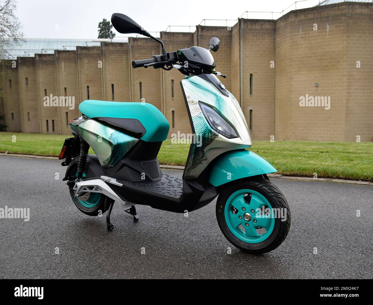 2022 Piaggio 1 scooter électrique FCW Banque D'Images