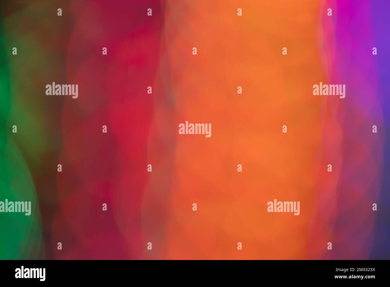 Flou intentionnel abstrait sur fond multicolore Banque D'Images