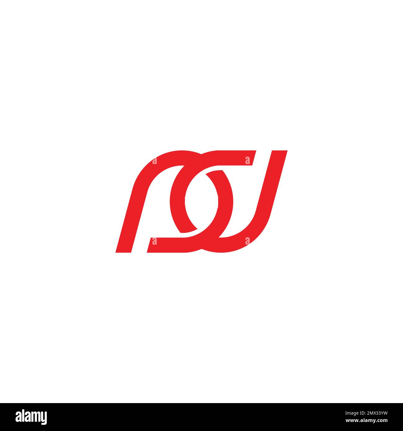 lettre pd emplacement de broche chevauchement logo vecteur Illustration de Vecteur