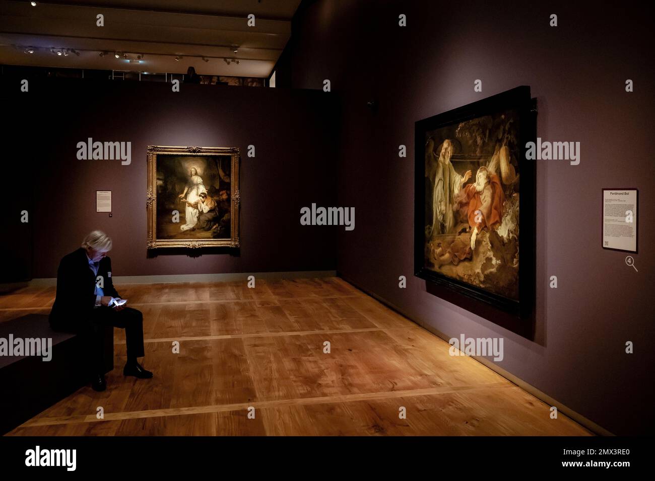 AMSTERDAM - l'exposition Rembrandt & contemporains dans l'Hermitage. Pour l' exposition, le musée emprunte 35 œuvres d'art de la collection privée de  l'homme d'affaires américain Thomas Kaplan. ANP ROBIN VAN LONKHUIJSEN pays- bas sortie -