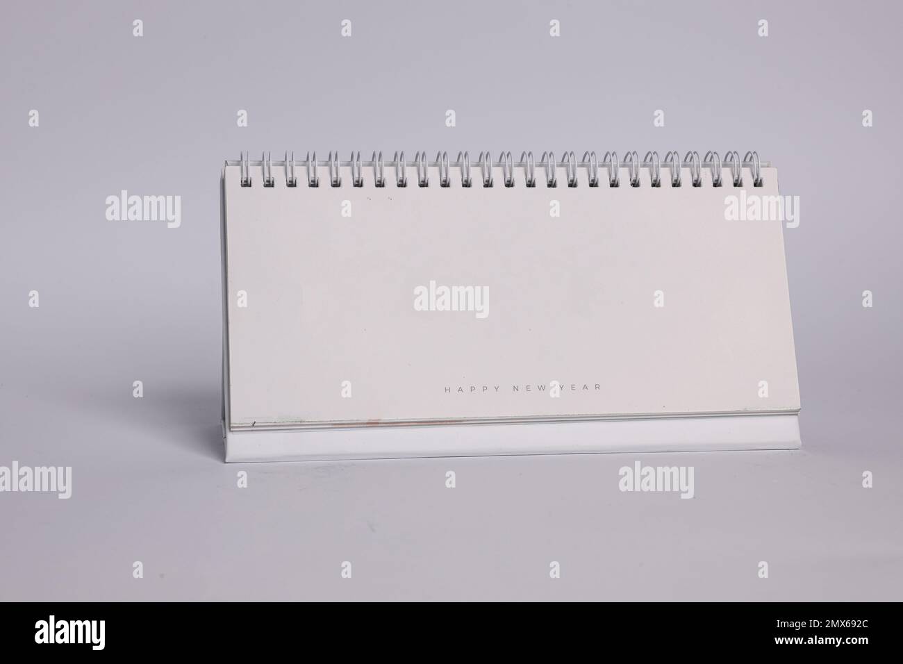Image de maquette de calendrier de tente de bureau pliante Banque D'Images