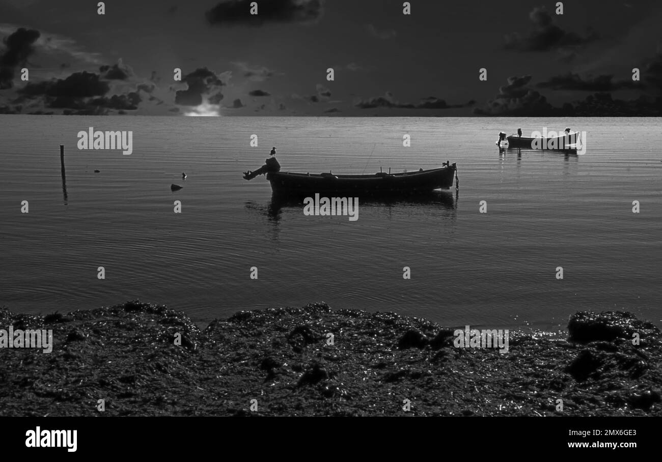 Péninsule de Sinis, Sardaigne, Italie Banque D'Images