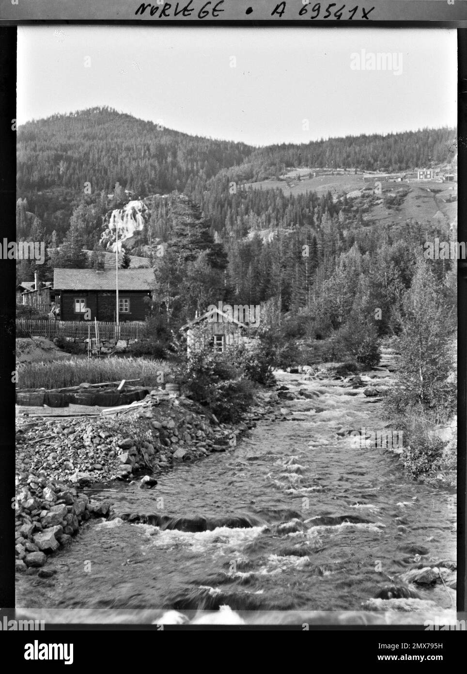 Norvège , 1910 - Voyage d'Albert Kahn et Auguste Léon en Scandinavie - (9 août - 14 septembre) Banque D'Images