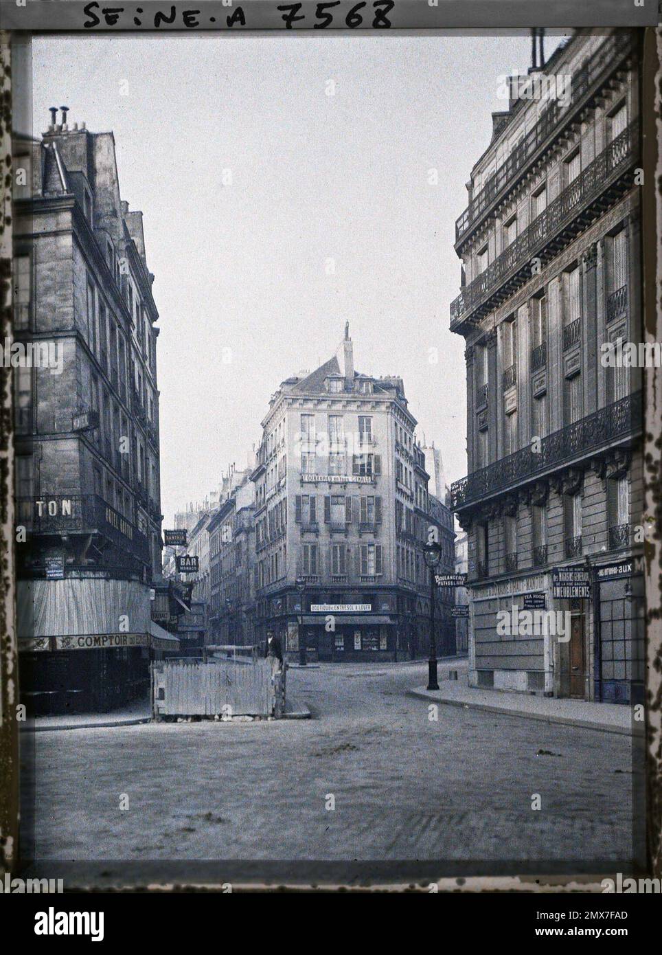 Paris (Arr.), France la Carrefour de l'Odéon , Banque D'Images