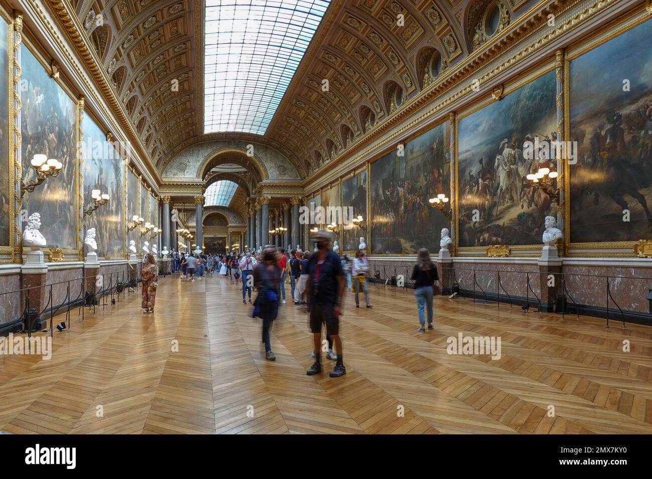 France, Versailles, Château de Versailles, la Galerie des batailles photo © Fabio Mazzarella/Sintesi/Alamy stock photo Banque D'Images