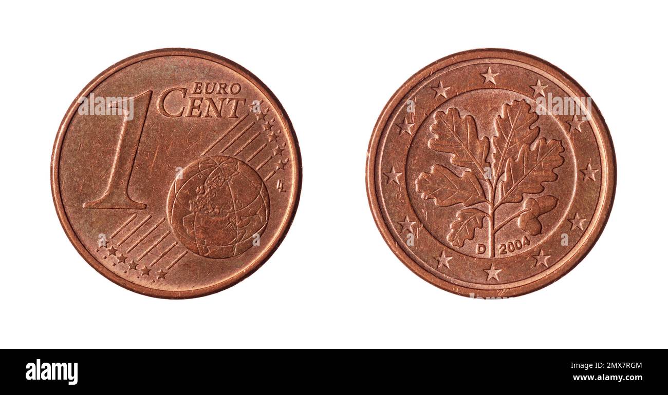 Piece 1 Centime Euro Feuille De Chene Valeur 1 cent euro coin Banque de photographies et d'images à haute résolution -  Page 9 - Alamy